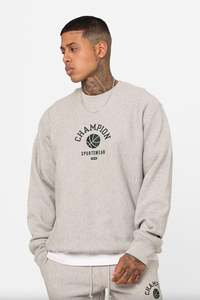 Mens: Champion Unisex Reverse Weave Clubhouse Crew in Grey