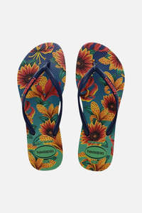 Havaianas Youth/Adult Slim Floral Flip Flops