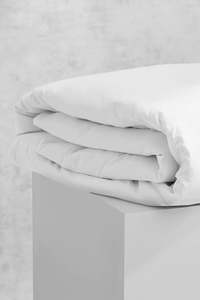 Relaxed Cotton Duvet Cover Set White