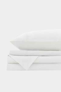 Home: Relaxed Cotton Sheet Set White