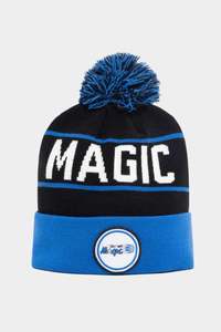 Accessories Women: Mitchell & Ness Orlando Magic Team Pom Beanie