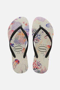 Accessories Women: Havaianas Womens Slim Seabed Flip Flops