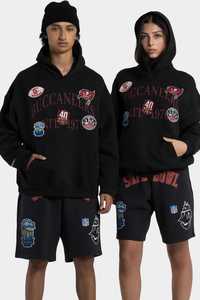 Hoods Crews Womens: Mitchell & Ness Tampa Bay Buccaneers Touchline Hood Unisex
