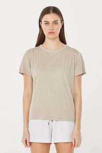 Huffer Womens Boyfriend Tee in Dune