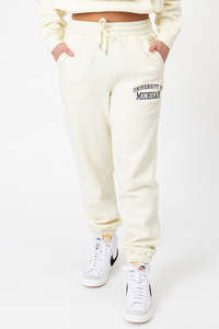 Leggings Pants: NCAA Michigan Pastel Pigment Dye Trackpants