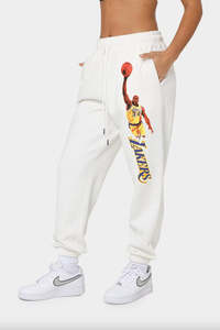 Leggings Pants: Mitchell & Ness Lakers 'Shaq' Sweatpants