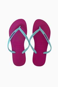 Havaianas Womens Slim Logo Popup Flip Flops