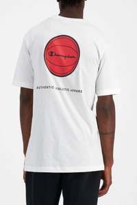 Champion: Champion Mens Graphic Tee in White