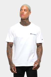 Champion: Champion Mens Heritage Tee in White
