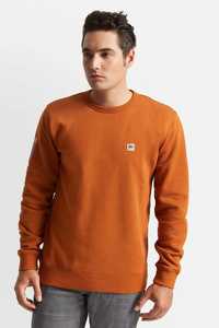 Hoods Crews Mens: Brixton Mens Alton Crew in Caramel