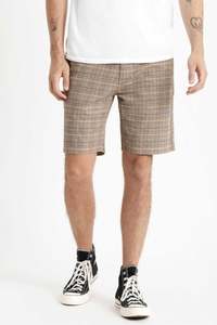 Pants Shorts: Brixton Mens Choice Chino Short in Blonde