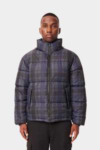 Jackets Coats: Huffer Mens U OF H Puffer in Asphalt/Eggplant