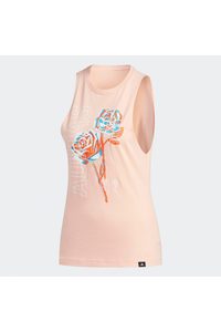 Adidas: Adidas Floral Tank Top - Pink
