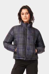 Huffer Womens U OF H Puffer in Asphalt/Eggplant
