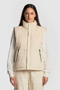 Huffer 9 To 5 Puffer Vest in Lunar