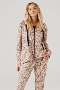 Cartel & Willow Dion Jacket - Mocha Leopard