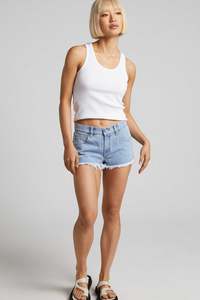 Abrand Womens A 99 Low Short in Esmeralda