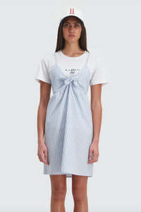 Dresses Womens: Huffer Tainia Ofelia Dress - Blue/White