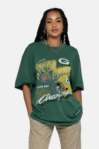 Mitchell & Ness Green Bay Packers Vintage Superbowl Tee Unisex