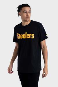 Mitchell Ness: Mitchell & Ness Pittsburgh Steelers NFL Retro Logo Tee Unisex