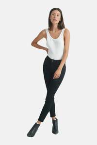 Denim: Rollas Womens Westcoast Ankle - Raven