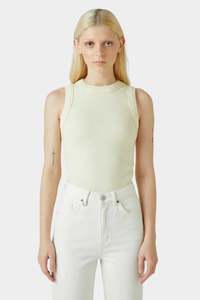 Neuw: Neuw Jonesy Singlet in Cream
