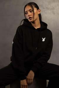 Playboy: Playboy PB Bunny Hoodie Black