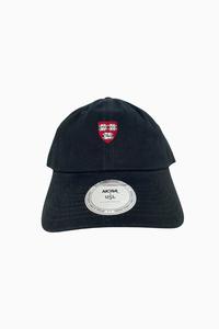 Final Sale: NCAA Harvard University Dad Hat in Black - SAMPLE
