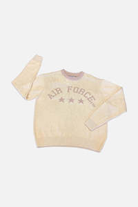 Final Sale: NCAA Women's Air Force Knit Crew - Small - SAMPLE