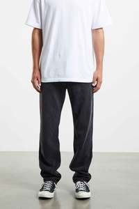 Mens Denim: Abrand A 90s Relaxed Jeans Fade To Black