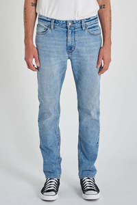 Mens Denim: Abrand A Slim Dexter - Mid Vintage Blue