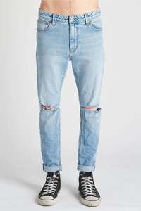 Mens Denim: Abrand A Dropped Slim Jean - Optimo Eco Rip
