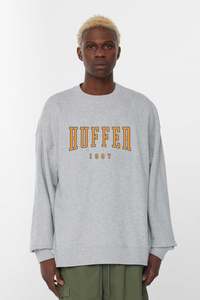New Huffer Hoods Crews Only 65: Huffer True Crew/Echo - Grey Marle