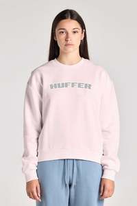 New Huffer Hoods Crews Only 65: Huffer Slouch Crew/Cardinal - Gum Pink