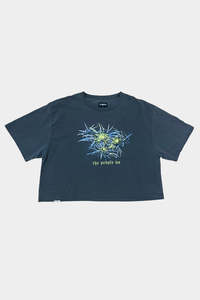 The People Vs Womens Cropped Oversized Tee Sample