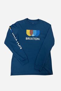 All Samples Seconds: Brixton Alton L/S Standard Tee - Joe Blue