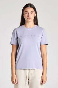 Huffer Womens Stella Tee/Ensemble in Iris