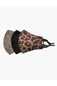 10 On The 10th: *FREE* Face Mask Multi Pack - Animal/Black/Plaid