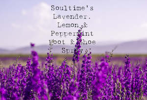 Soultime Bath Body: Lavender, Lemon & Peppermint Foot & Shoe Spray