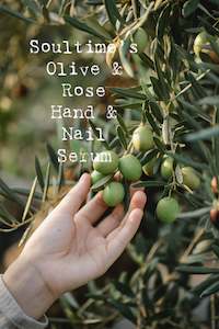 Soultime Bath Body: Olive & Rose Hand & Nail Serum
