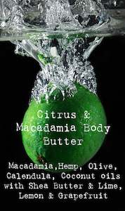Citrus & Macadamia Body Butter