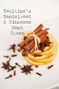 Soultime Men: Soultime Men-Sandalwood & Cinnamon Hand Cream