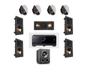 YAMAHA & KLIPSCH 5.1.4 DOLBY ATMOS DISCRETE HOME THEATRE PACKAGE