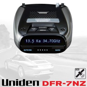 Frontpage: Uniden DFR7NZ RADAR DETECTOR GPS Built-in with NZ Speed / Red Light Camera Database,