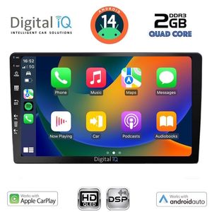 Car Audio: DIGITAL IQ 9” Android 14 Tablet with Wireless CarPlay & Wireless Android Auto