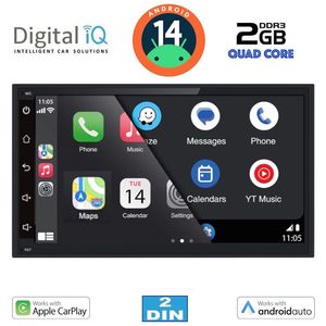DIGITAL IQ BX-H115 Wireless Apple CarPlay & Wireless Android Auto Stereo