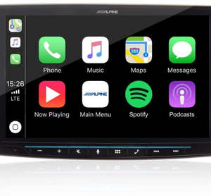 Single Din Head Unit: Alpine Halo9 iLX-F309e 9 inch CarPlay and Android Auto unit