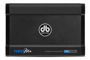 4 Channel: DB NEO M4 CLASS D MINI 4 CHANNEL 400watts AMPLIFIER