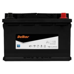 Batteries Auto Electrical: Delkor Start Stop LN3 760 CCA 70Ah(DIN66H AGM) 12V Car Battery