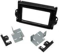 Fitting Kit: TOYOTA FORTUNER 2015 - 2021 DOUBLE DIN FITTING KIT (WITH TOYOTA SIDES) (GLOSS BLACK)